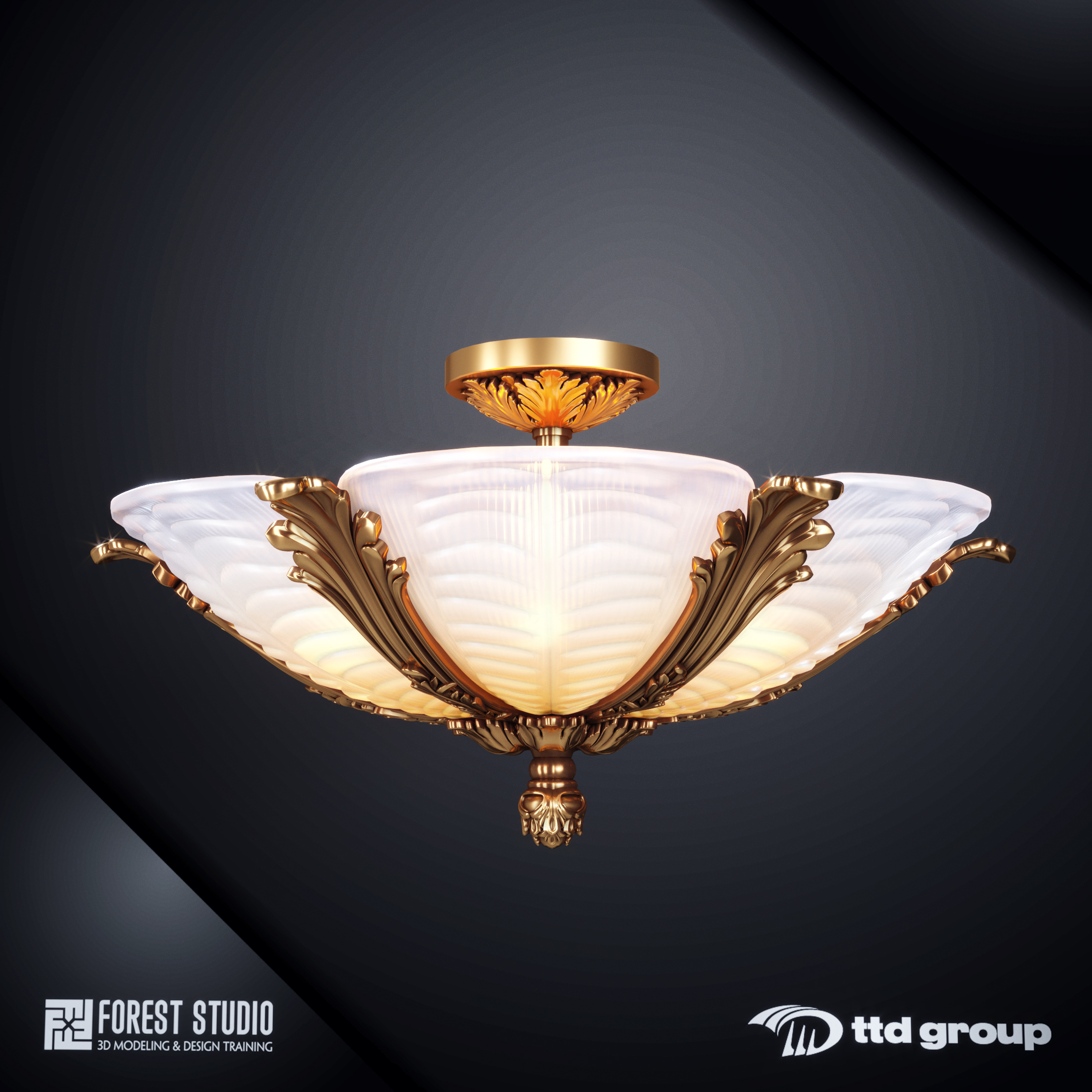 Đèn ốp trần Mariner 19495