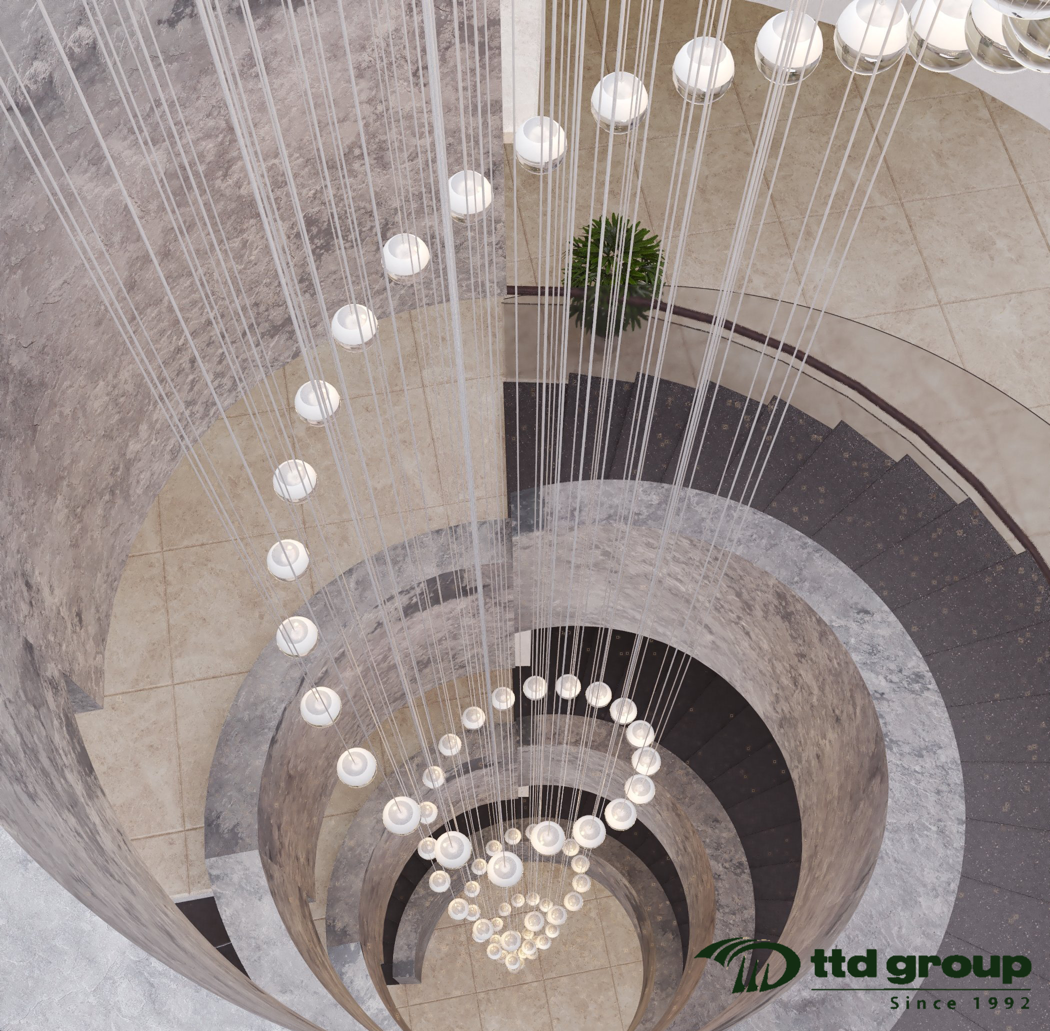 Đèn thả thông tầng cầu thang EGLO-MONTEFIO