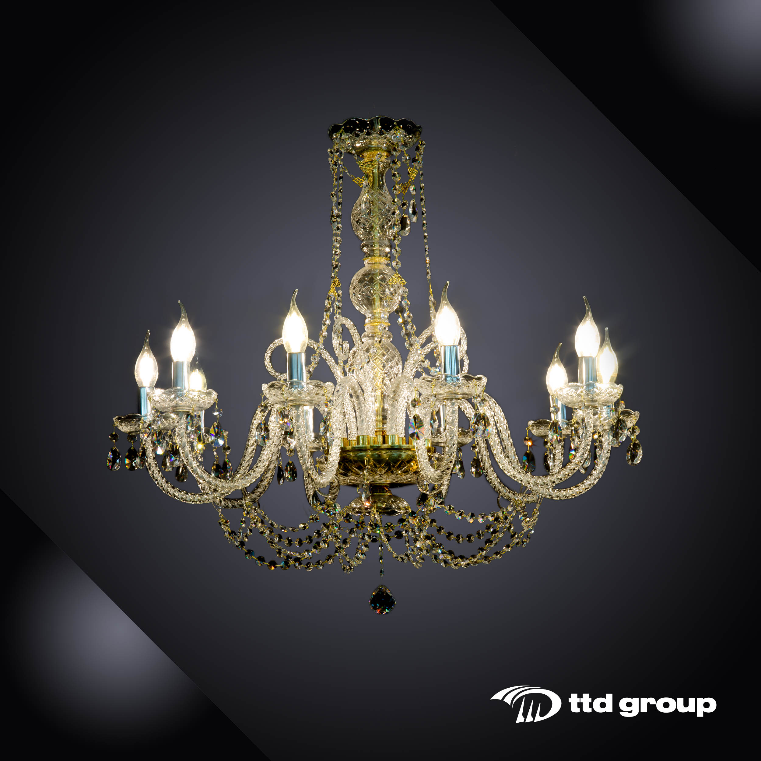 Đèn chùm pha lê MIALUXY Regina 10