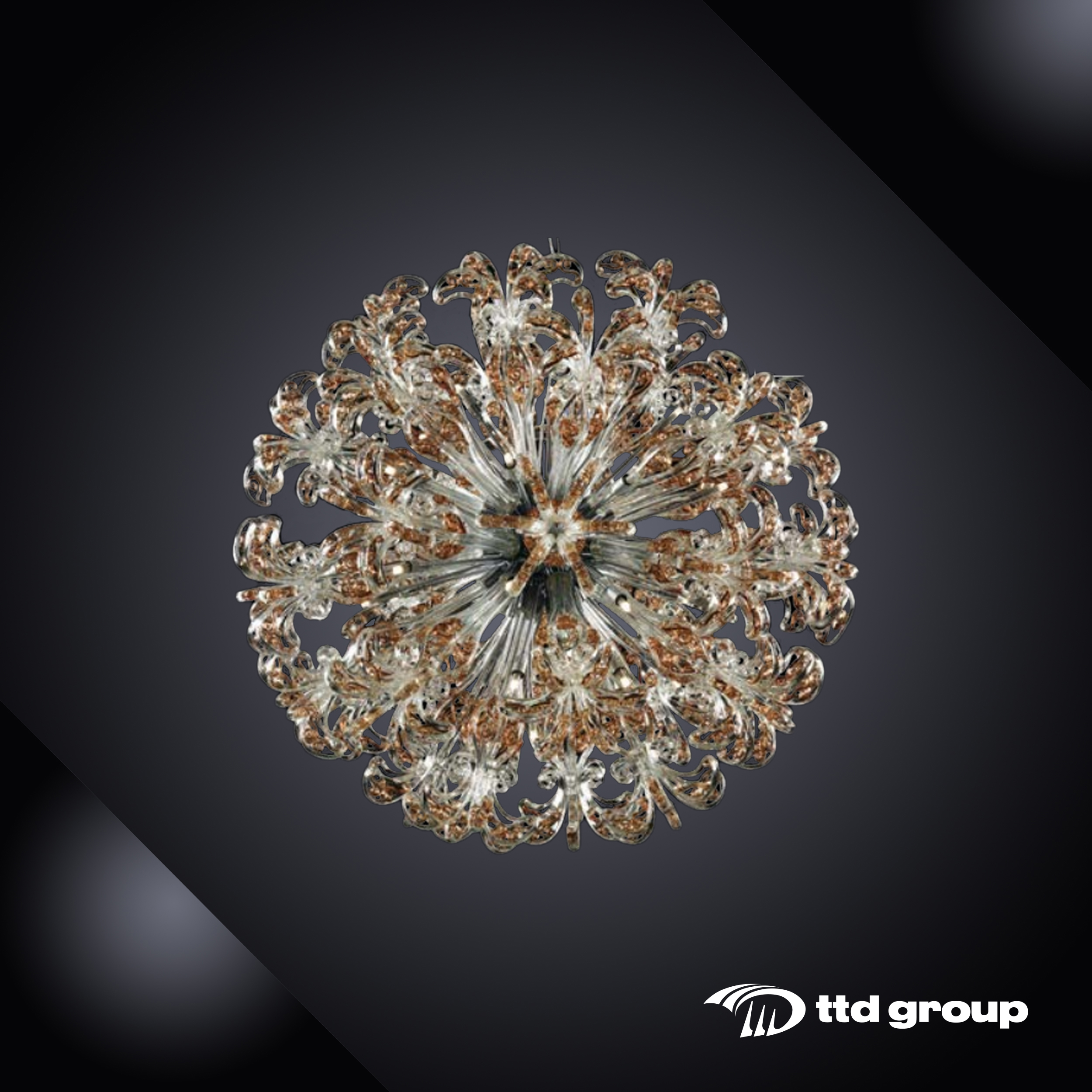 ĐÈN PHA LÊ IRIS CRISTAL 6701743900HO2