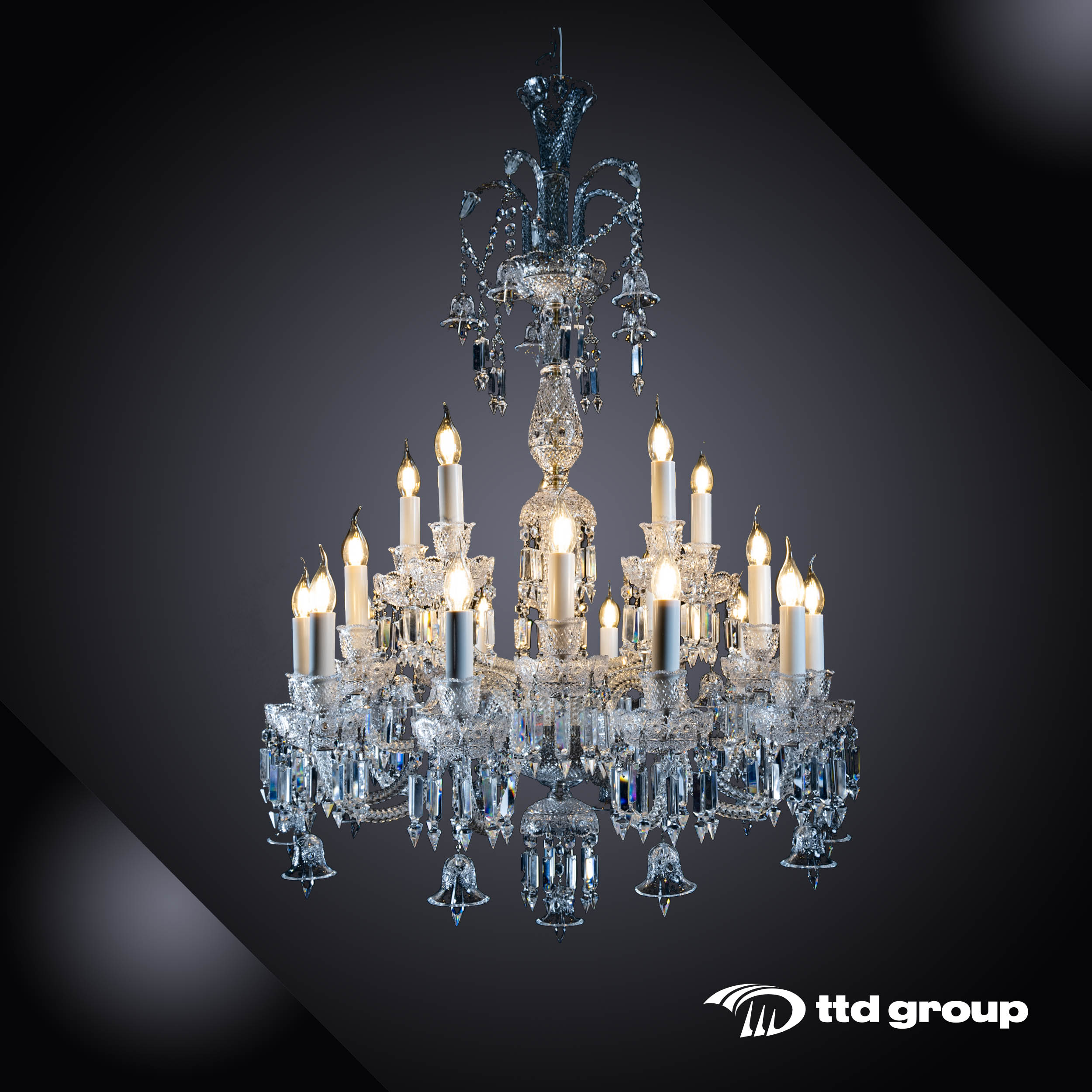 Chandelier CHARM Rhombus 20 Royal (10+5+5)