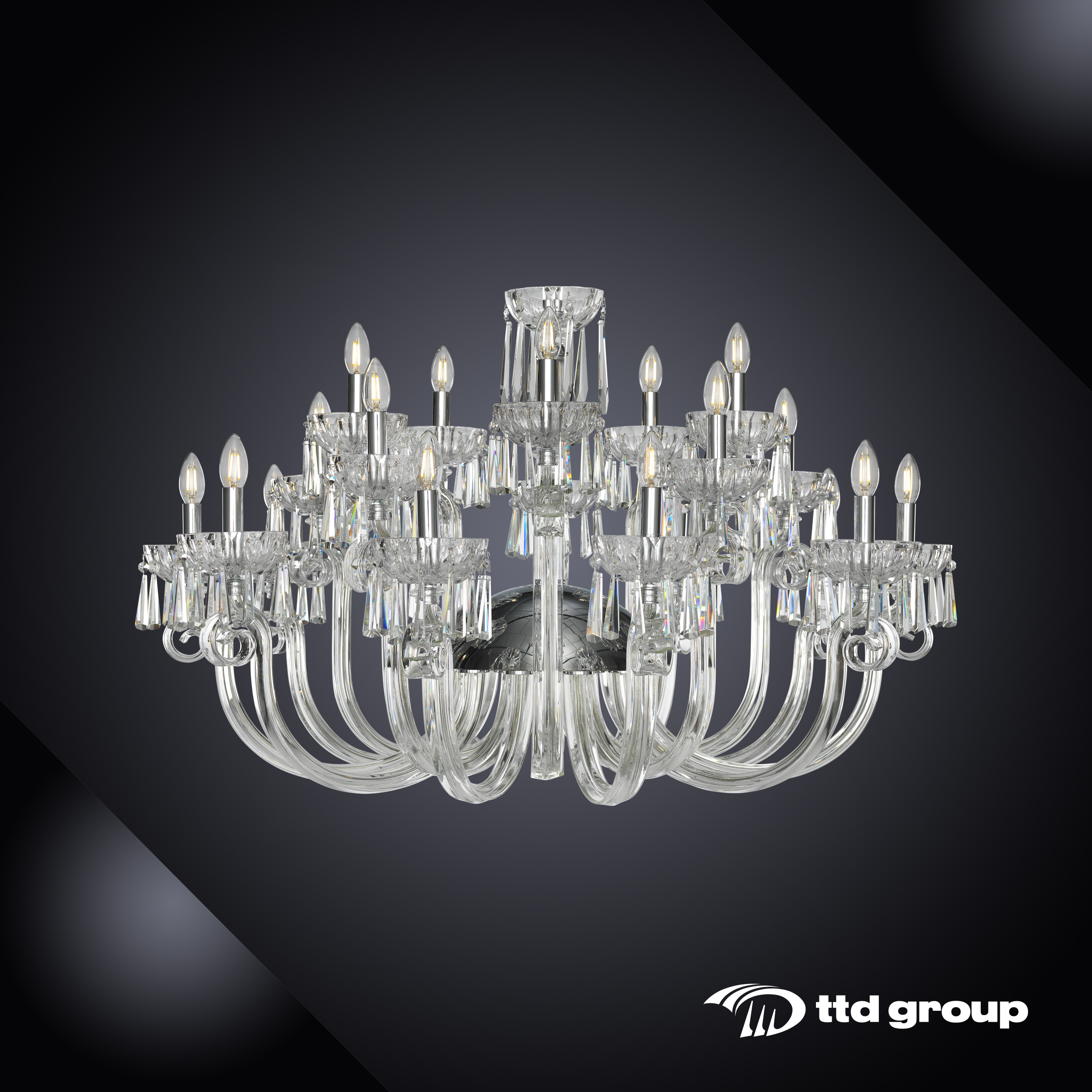 ĐÈN PHA LÊ IRIS CRISTAL 670251